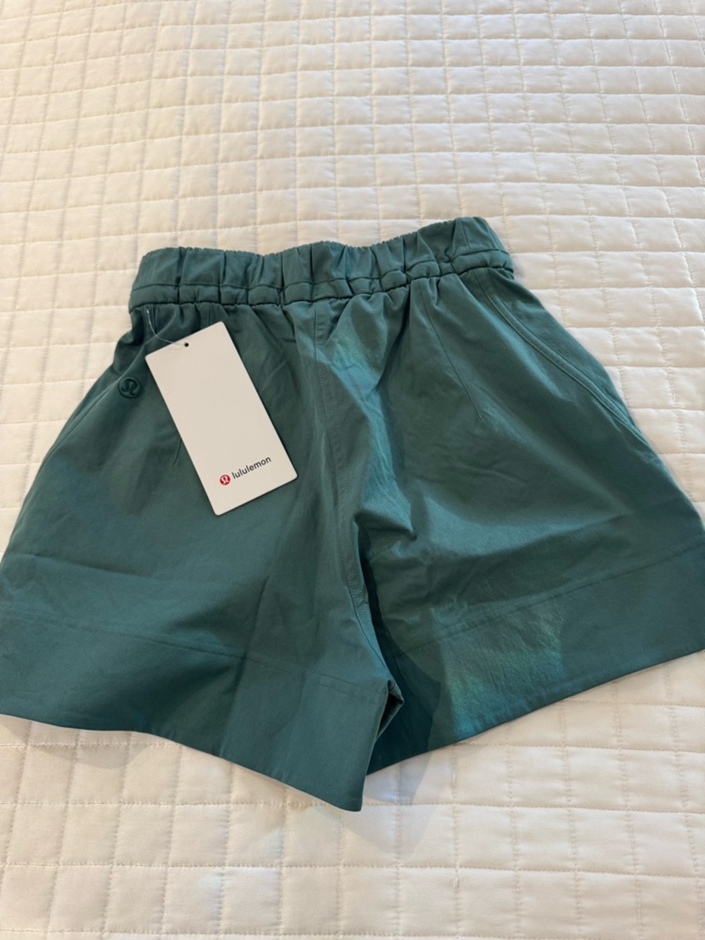 lululemon athletica Women's Teal-Green Athletic Shorts
